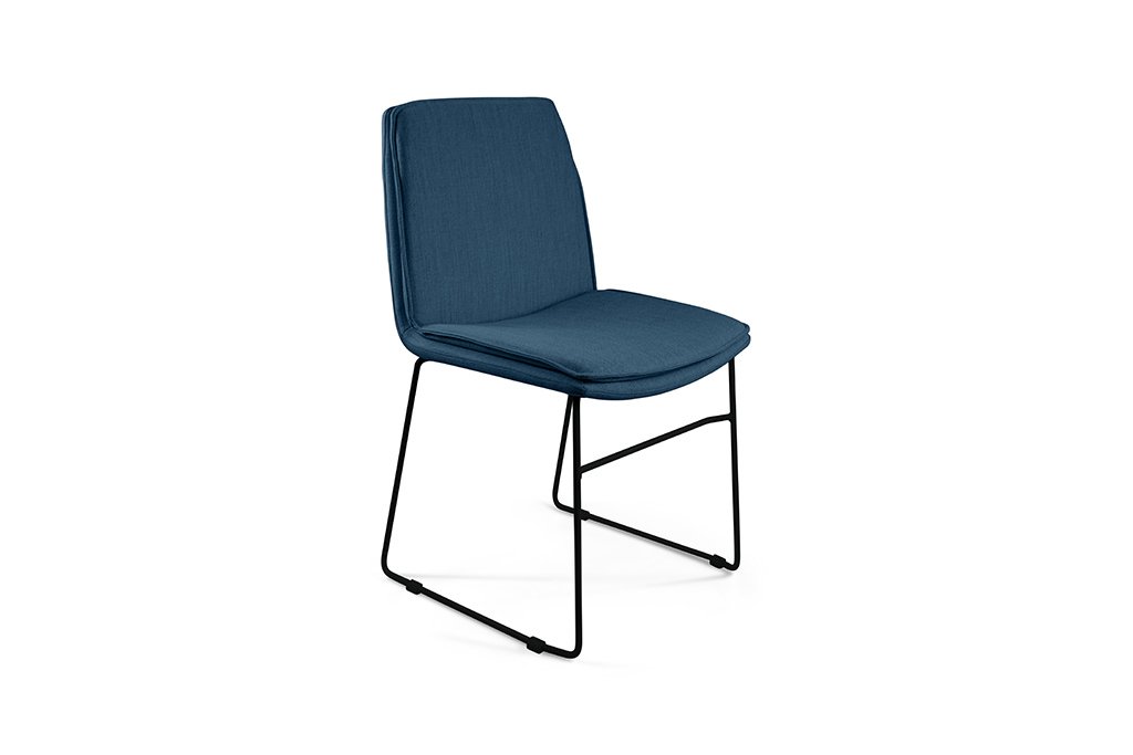 Maxwell---Sled-Base-B---Fabric-Navy---Front-tilt