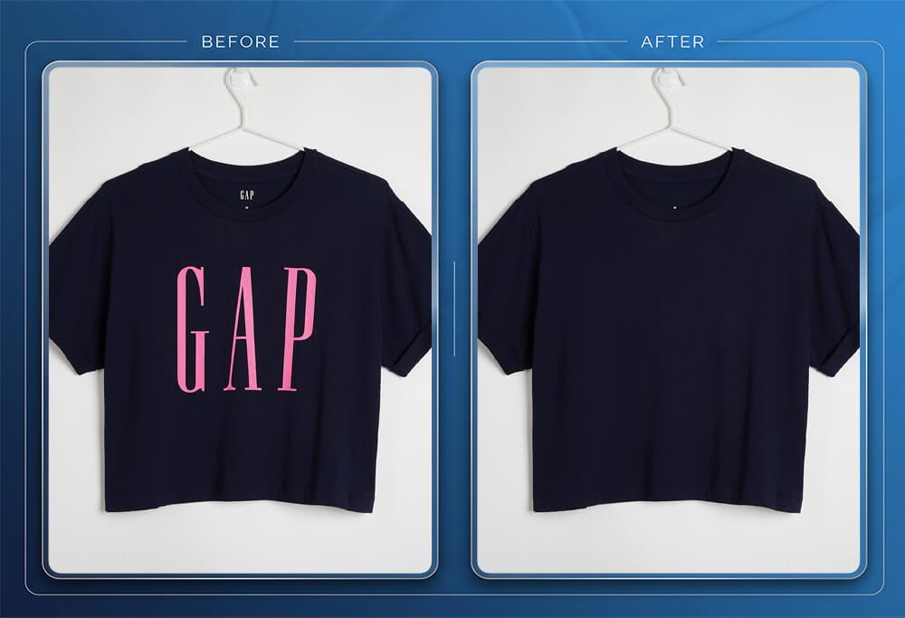 Apparel Photo Editing Add or Remove Brand Tags
