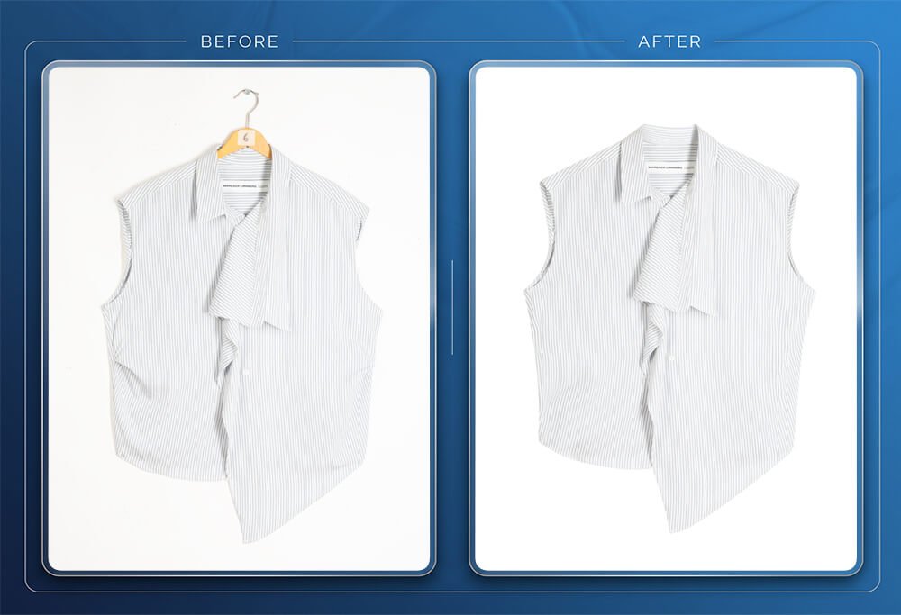 Apparel Photo Editing Remove Hangers Services