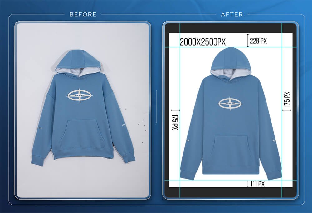 Apparel Photo Editing Resizing & Cropping for E-commerce Platforms Services